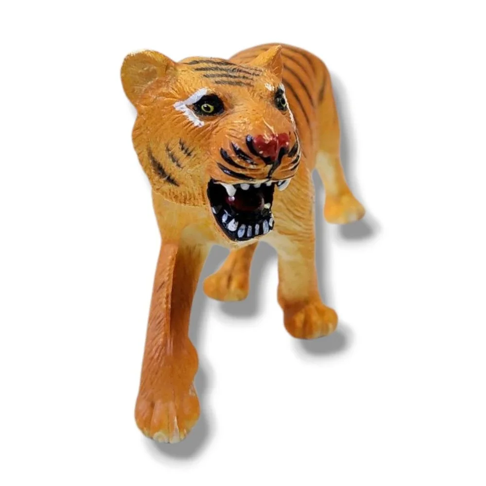 Vintage 1987 Toy Tiger Figure Animal Plastic /‎ PVC